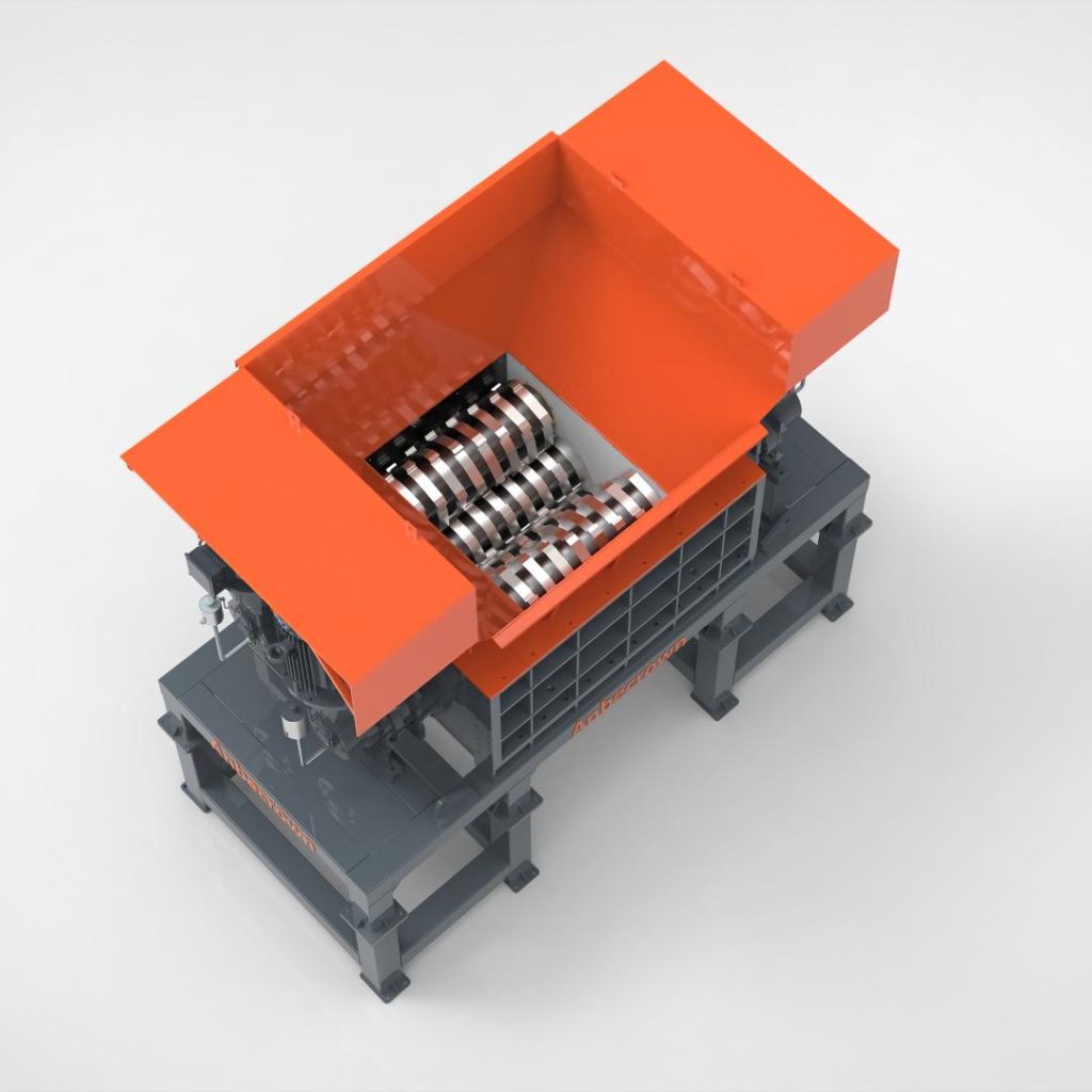 Large Four-Shaft Shredder