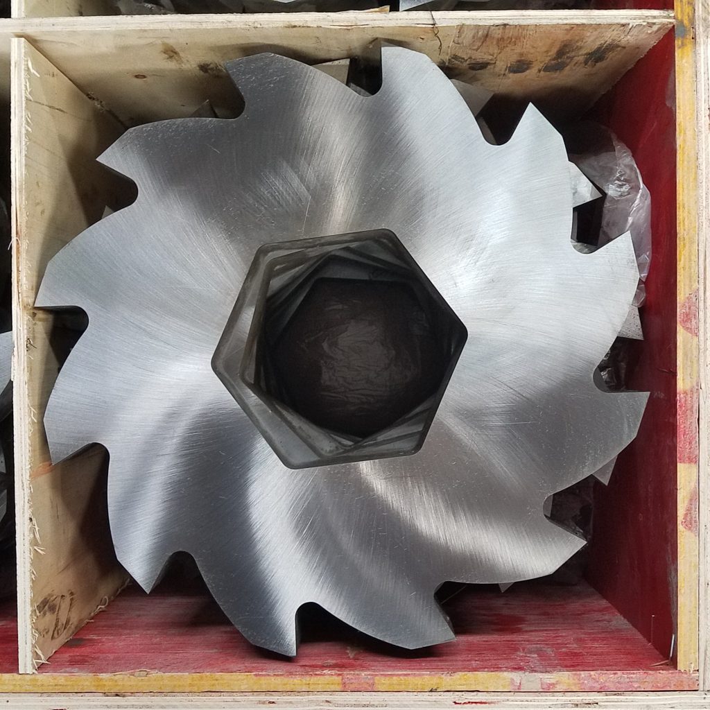 Solid Steel Shredder Blades