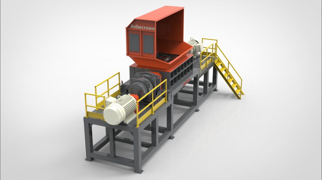 Heavy-Duty Twin-Shaft Shredder