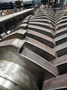 Laser-Clad Alloy Shredder Blades